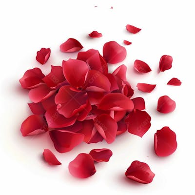 Petalas De Flores Da Rosa Vermelha