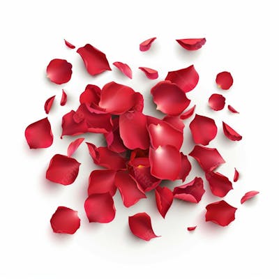 Petalas De Flores Da Rosa Vermelha