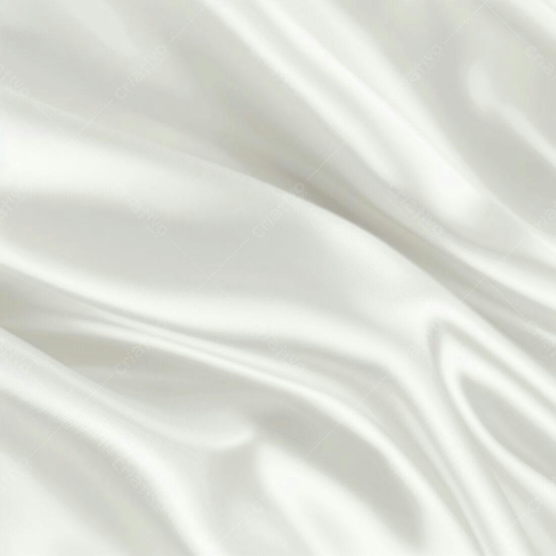 Tecido de seda branco texturado