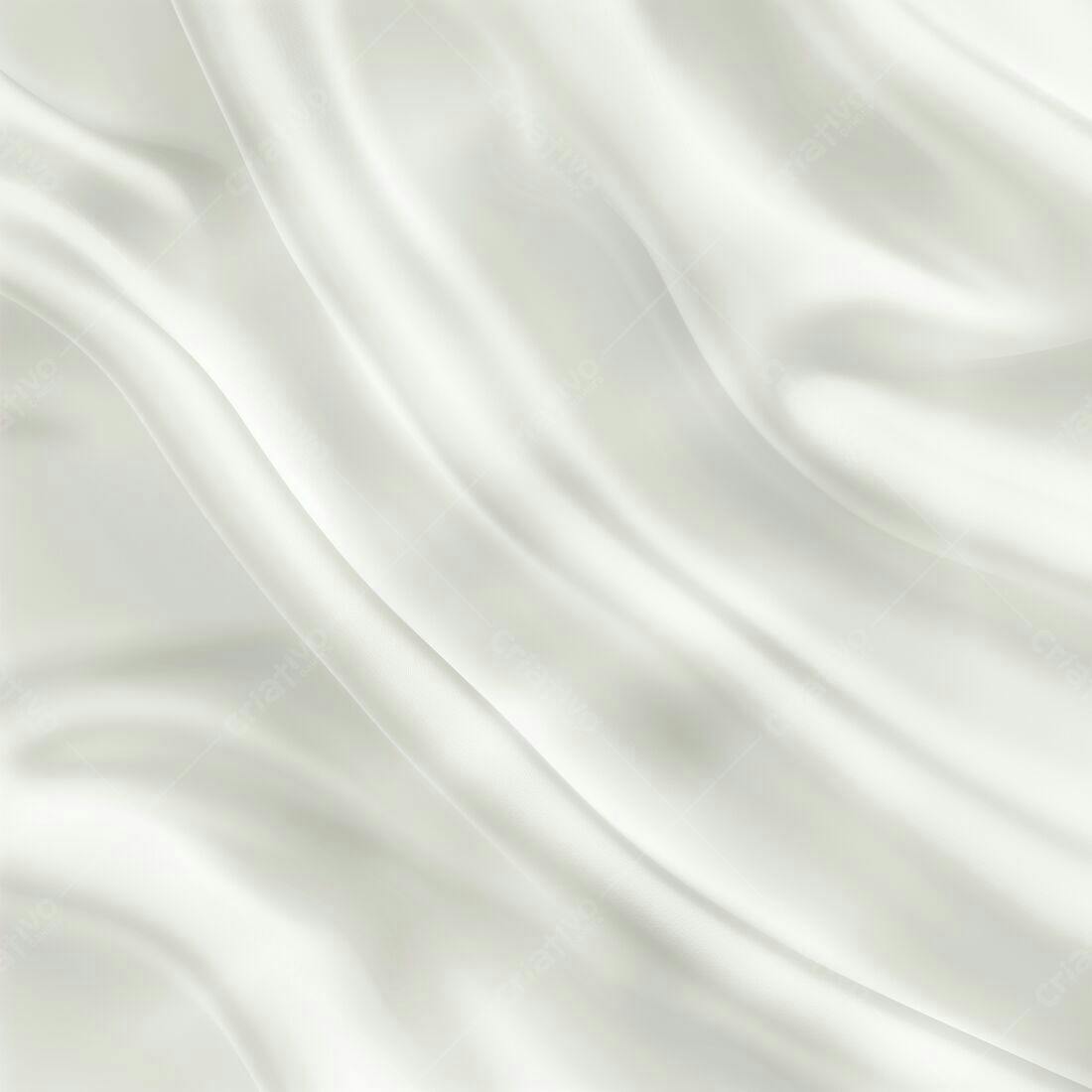 Tecido branco fluido e elegante