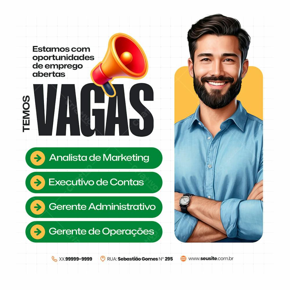 03 Estamos Com Oportunidades De Emprego Em Nossa Empresa Temos Vagas