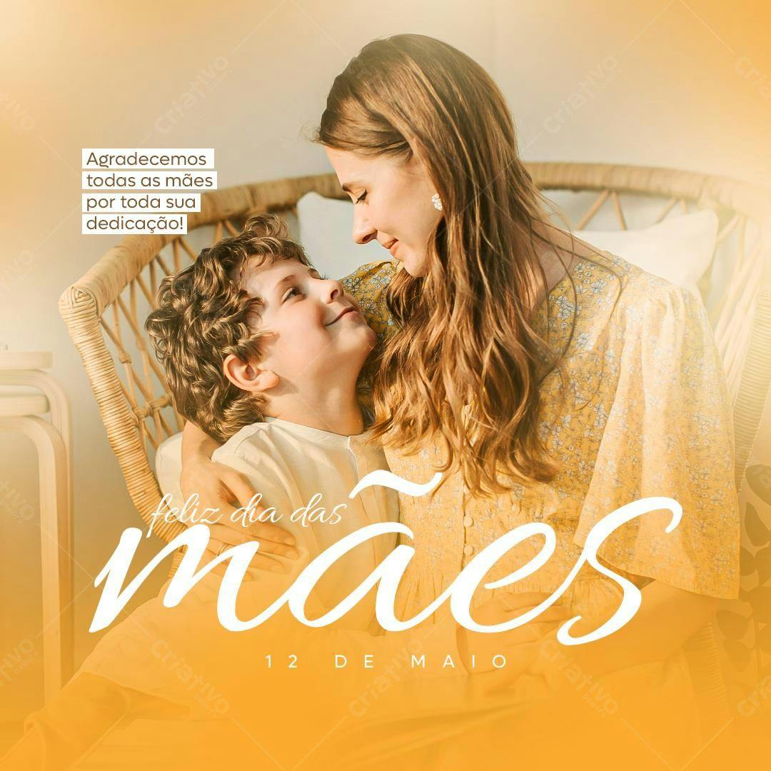 Post para Dia das Mães PSD Editável