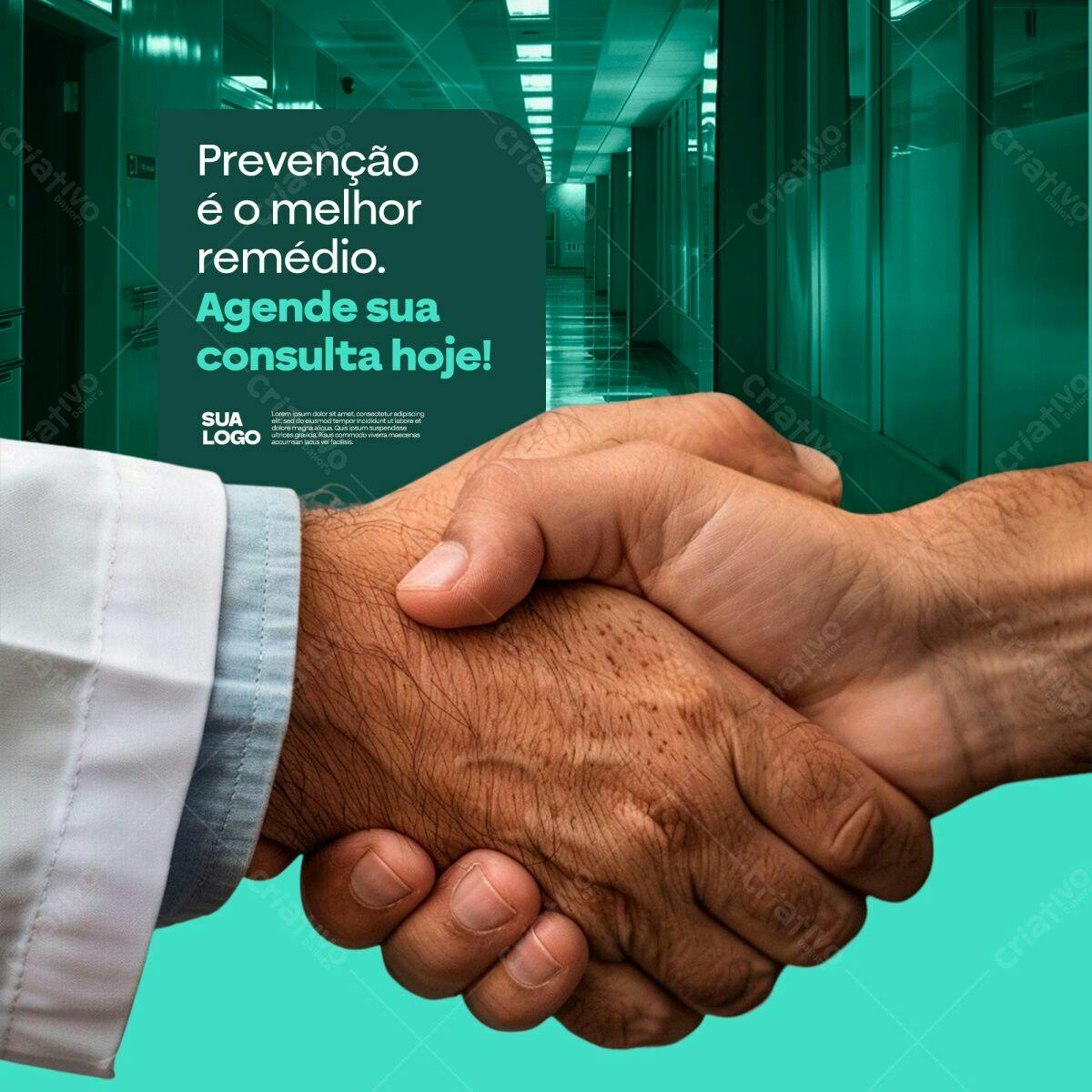Flyer Médico Prevenção PSD Editável