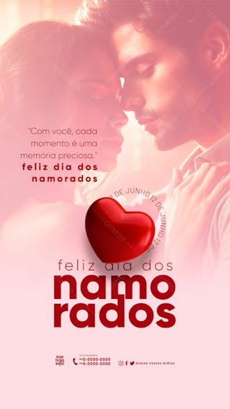 12 de junho dia dos namorados stories