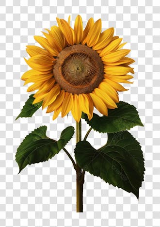 Uma flor girassol amarelo, natureza