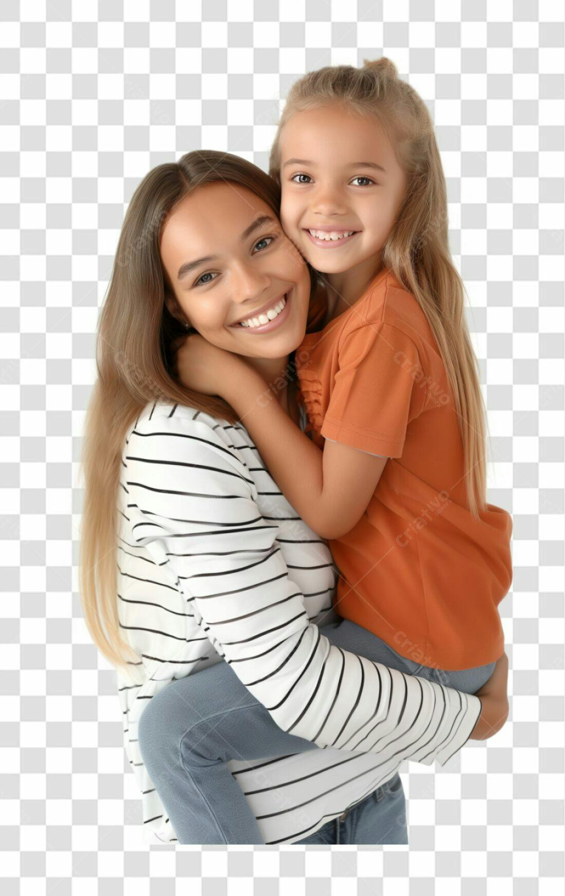 Imagem Mãe e Filha PNG com fundo transparente