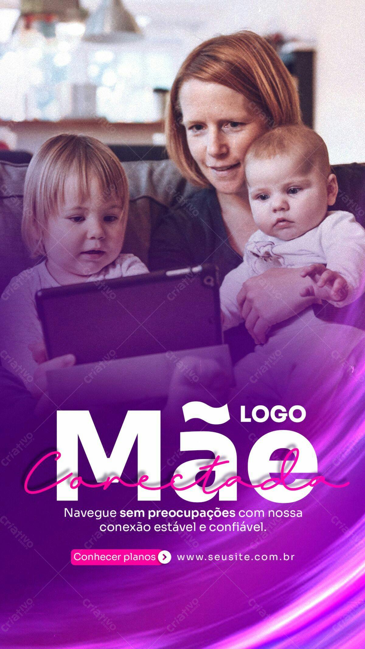 Story para Dia das Mães PSD Editável