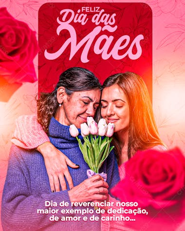 Flyer feliz dia das mães