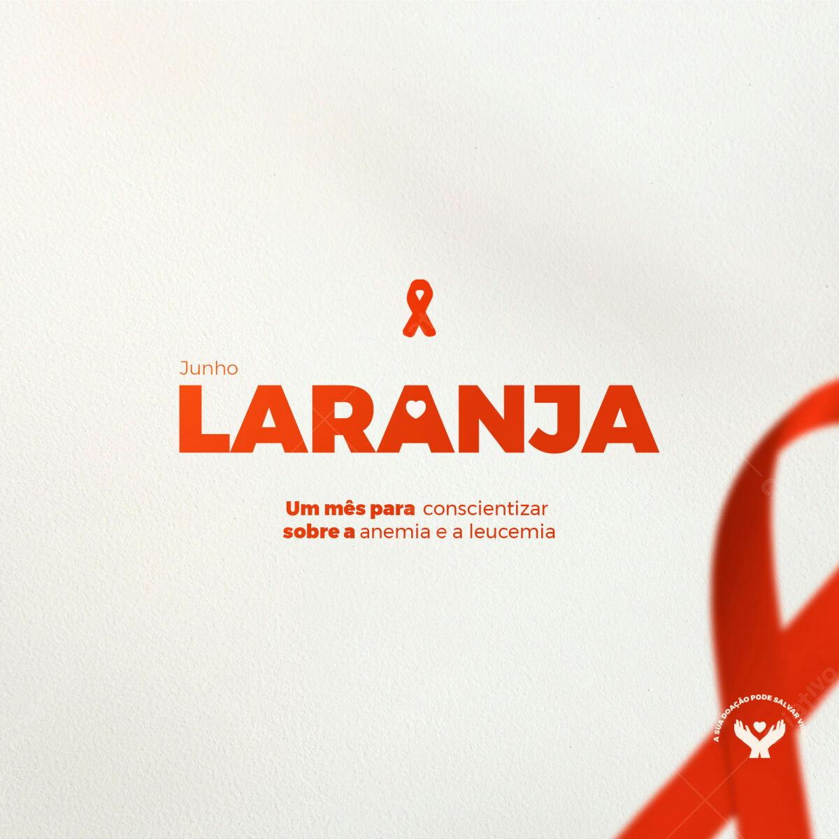 Flyer Junho Laranja PSD Editável