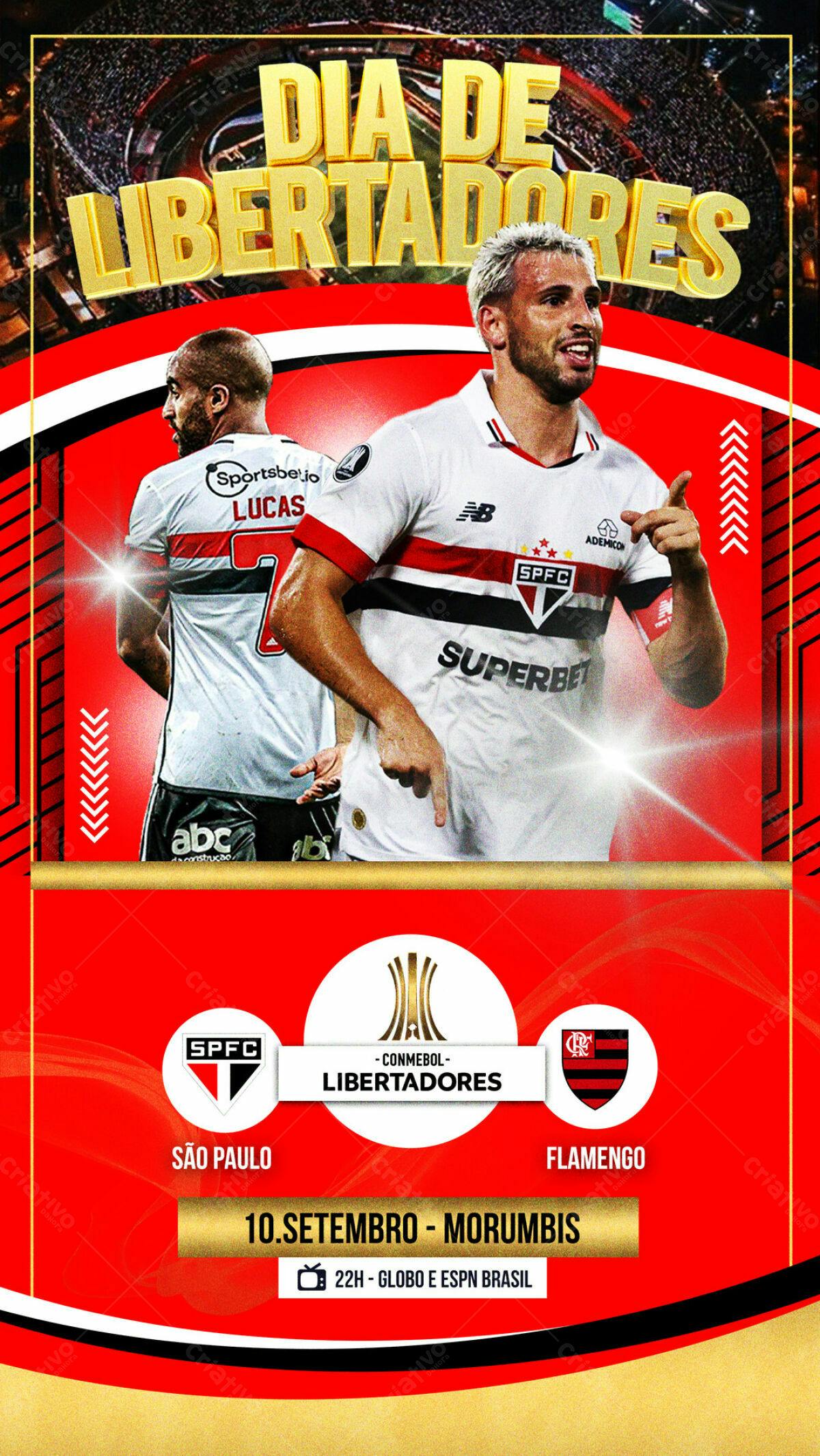 Flyer Dia de Libertadores PSD Editável