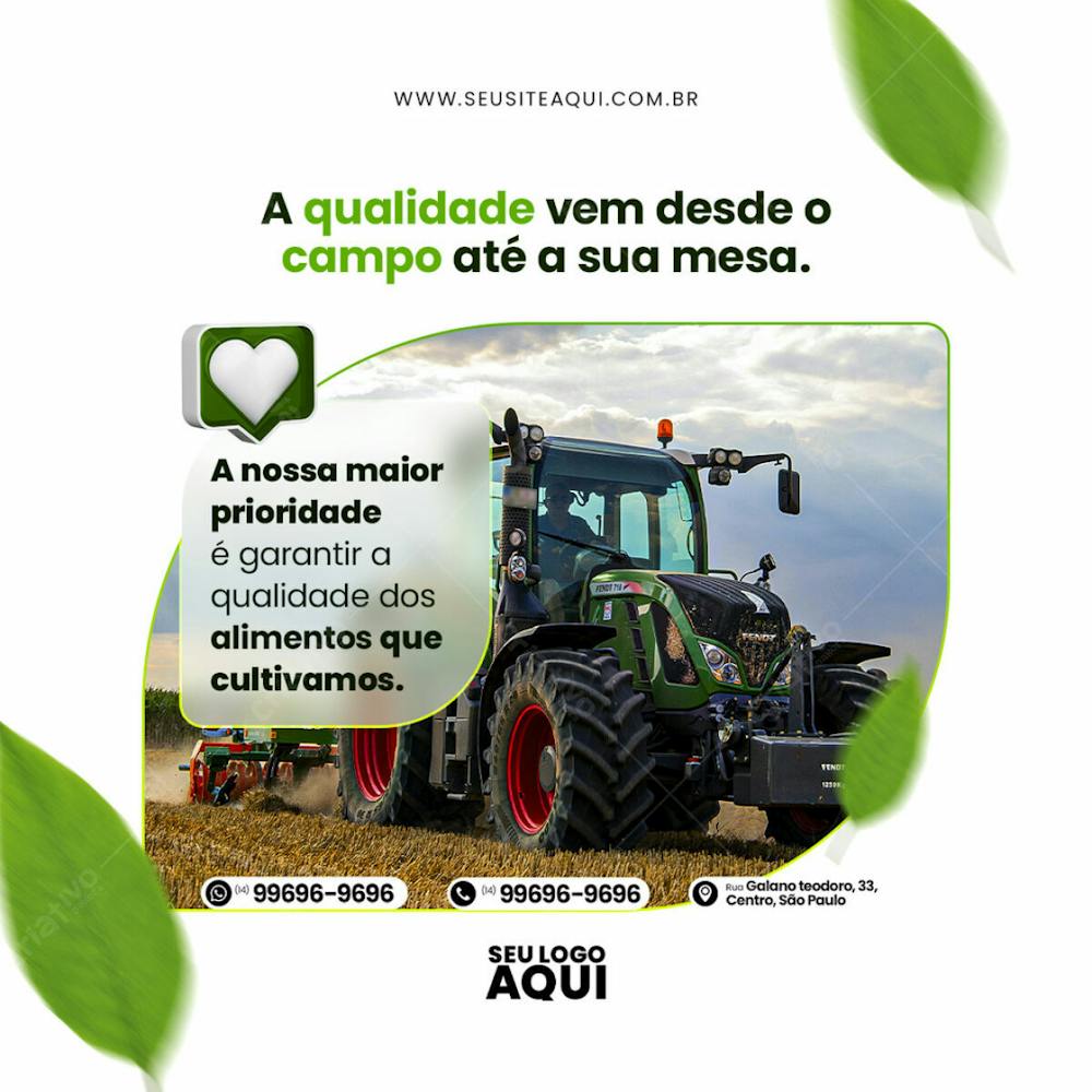 Feed Quadrado Agronegocio Agropecuaria Socail Media