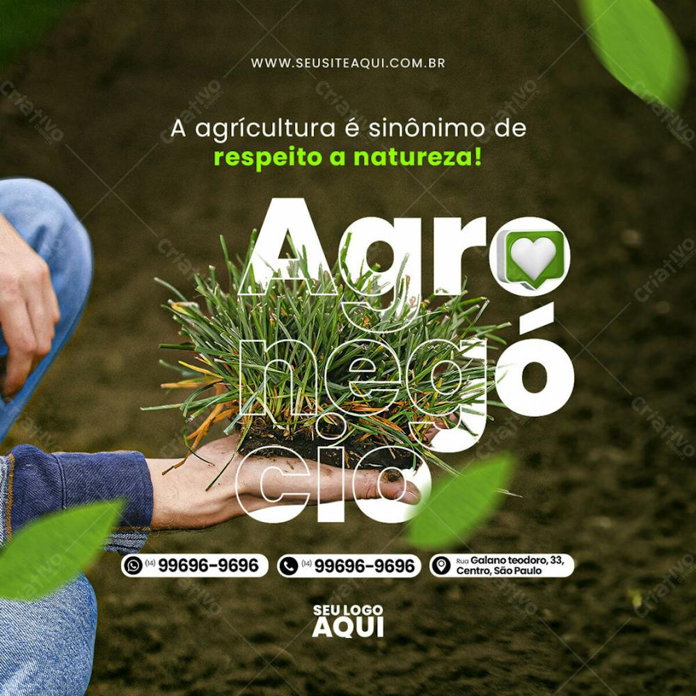 Feed Quadrado Agronegocio Agropecuaria Socail Media