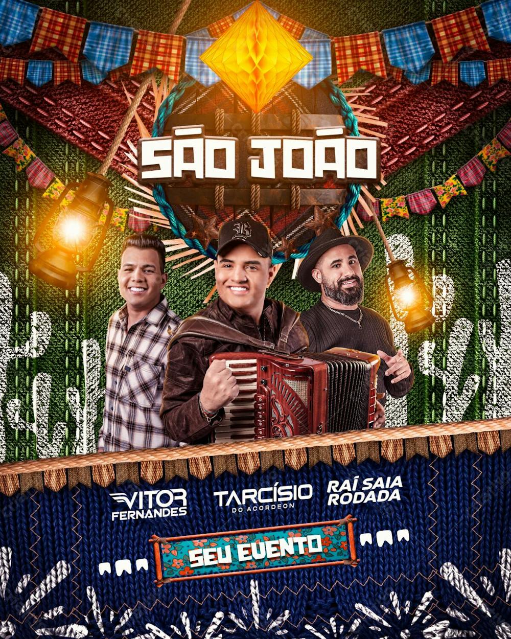 São João Com Vitor Fernandes Tarcísio Do Acordeon E Rai Saia Rodada Feed