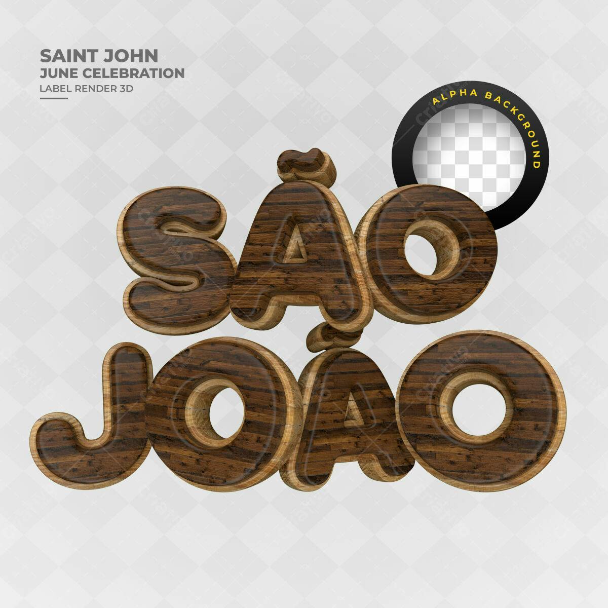 Arte São João PSD Editável