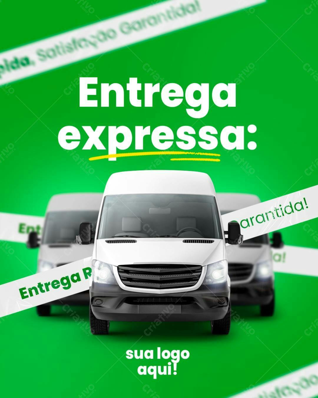 Banner Entrega Expressa PSD Editável