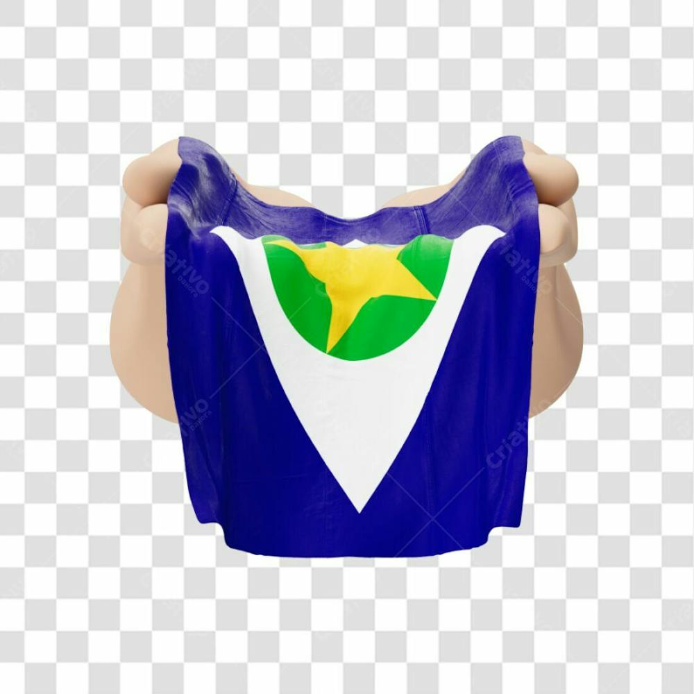 Mãos Com Bandeira Do Estado De Mato Grosso Simbolizando Solidariedade Com Fundo Transparente Copiar