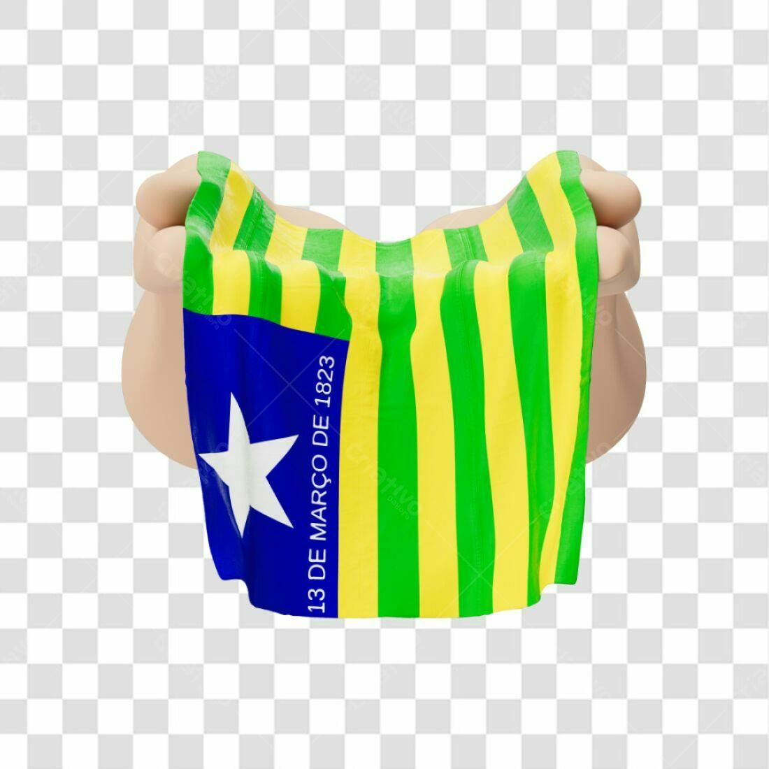 Icone Dia do Hino Nacional 13 de Março PNG com fundo transparente