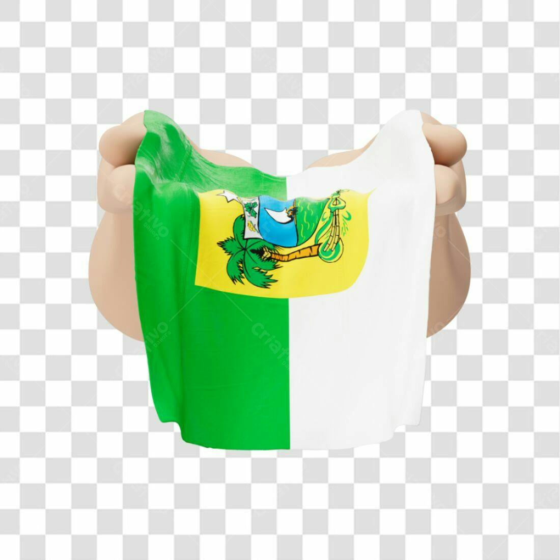 Bandeira Ilha de Marajó PNG com fundo transparente