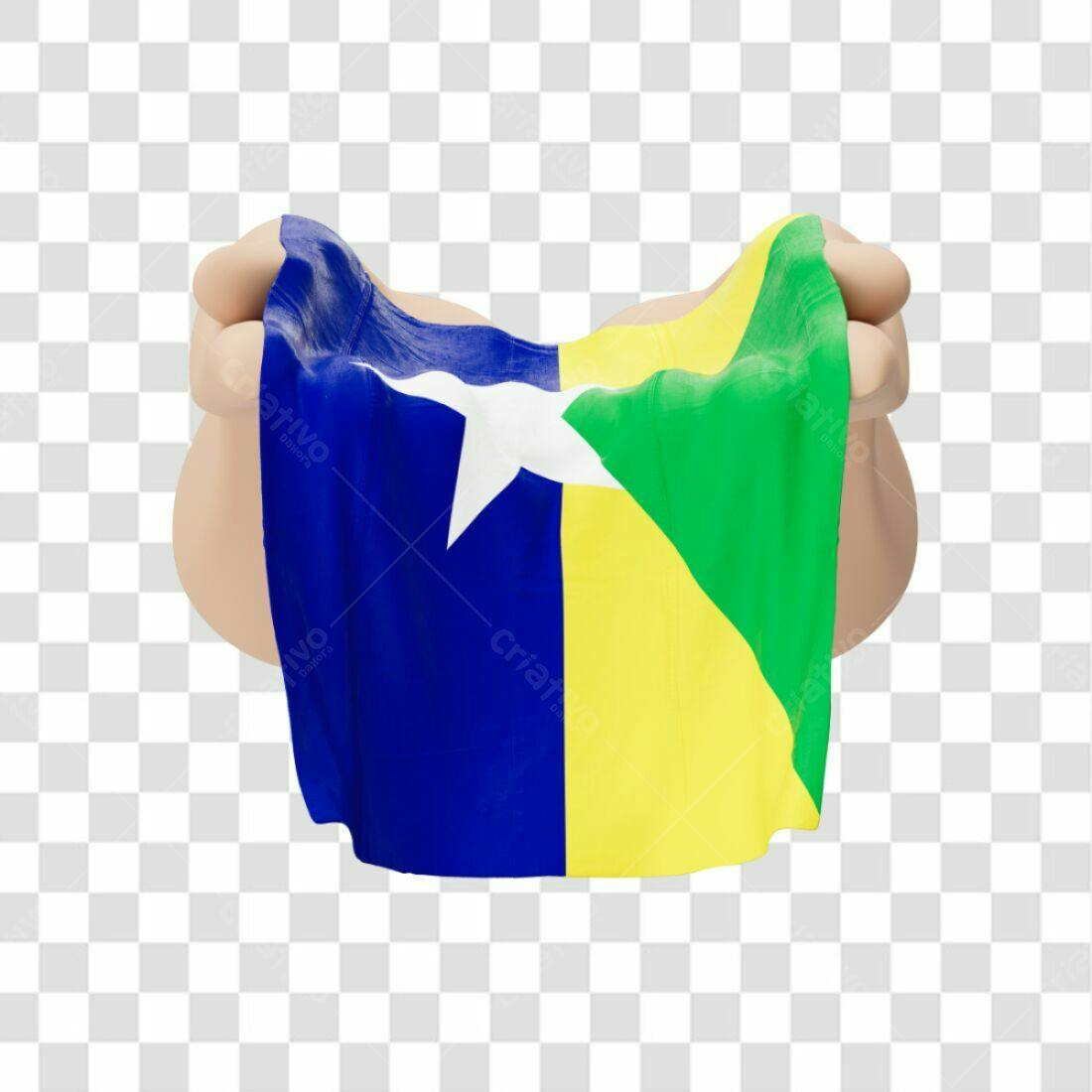 Icone Bandeira São Tomé e Príncipe PNG com fundo transparente