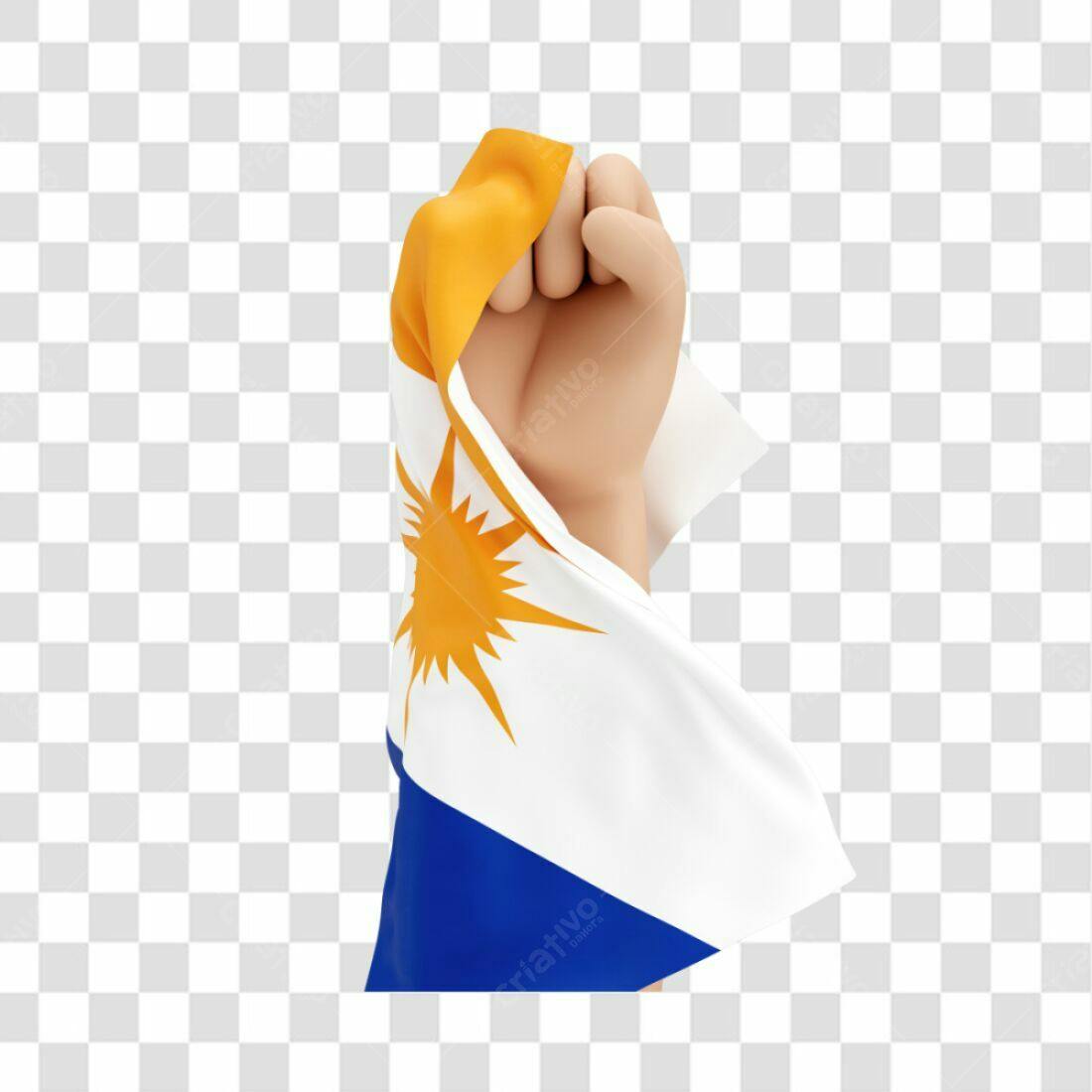 Icone Bandeira Curaçao PNG com fundo transparente