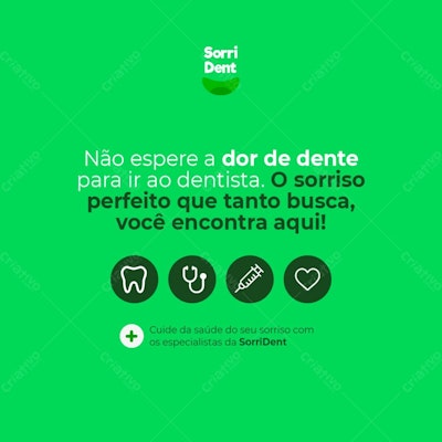 Post para Odontologia PSD Editável
