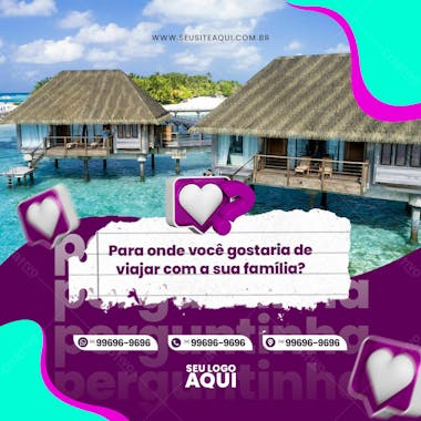 Agencia de viagens, turismo