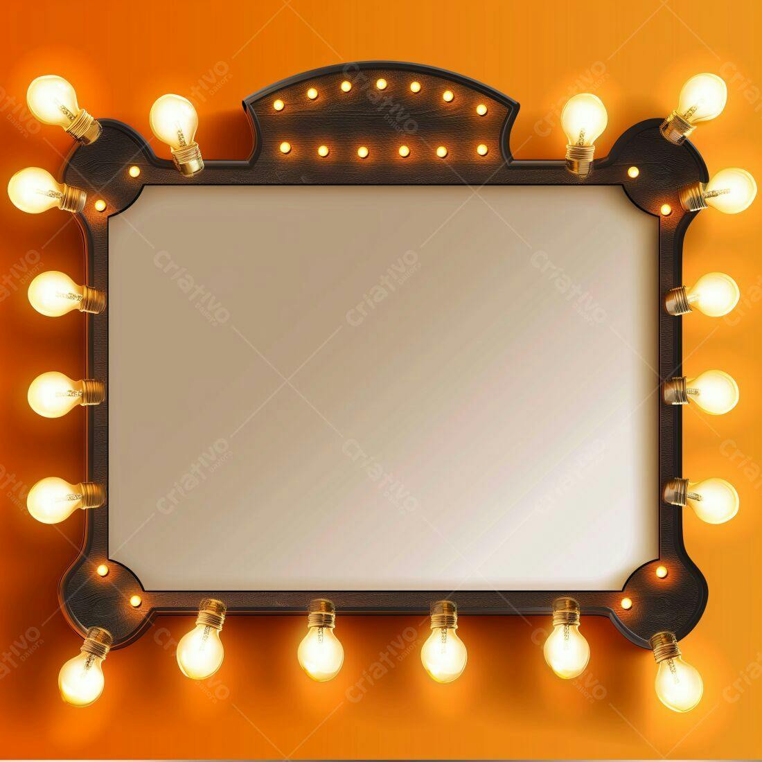 Quadro de Luz Vintage com Lâmpadas