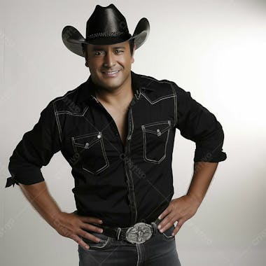 Homem, cantor sertanejo, cowboy