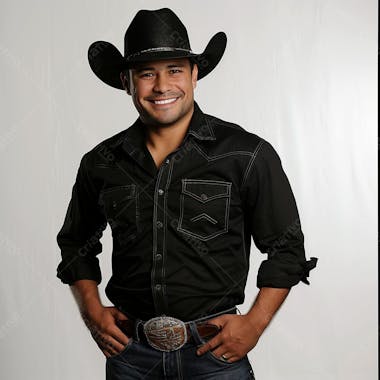 Homem, cantor sertanejo, cowboy