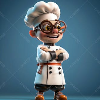 Grupomidojhouney.01 3d character design cartoon chef standing w e 2dec 8ca 13d 4 49f 0 960f 65427dfd 2c 37