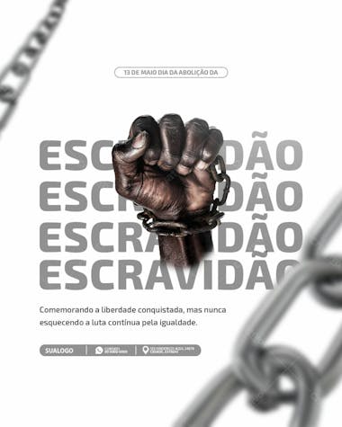 13 de maio dia da abolição da escravidão