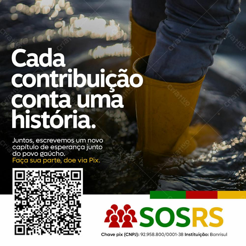 Rio Grande Do Sul Sos Cada Contribuição Pix Rs Feed