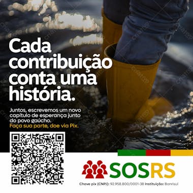 Rio grande do sul sos cada contribuição pix rs feed