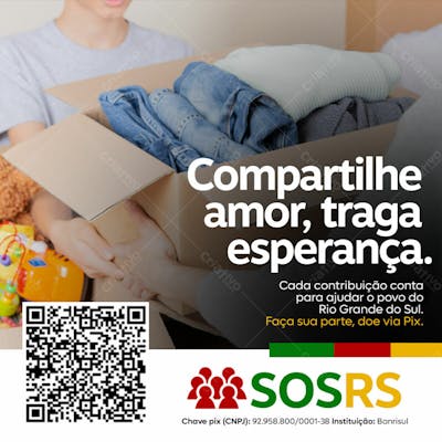 Rio Grande Do Sul Sos Doações Pix Rs Feed