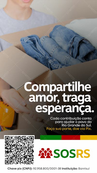 Rio Grande Do Sul Sos Doações Pix Rs Story