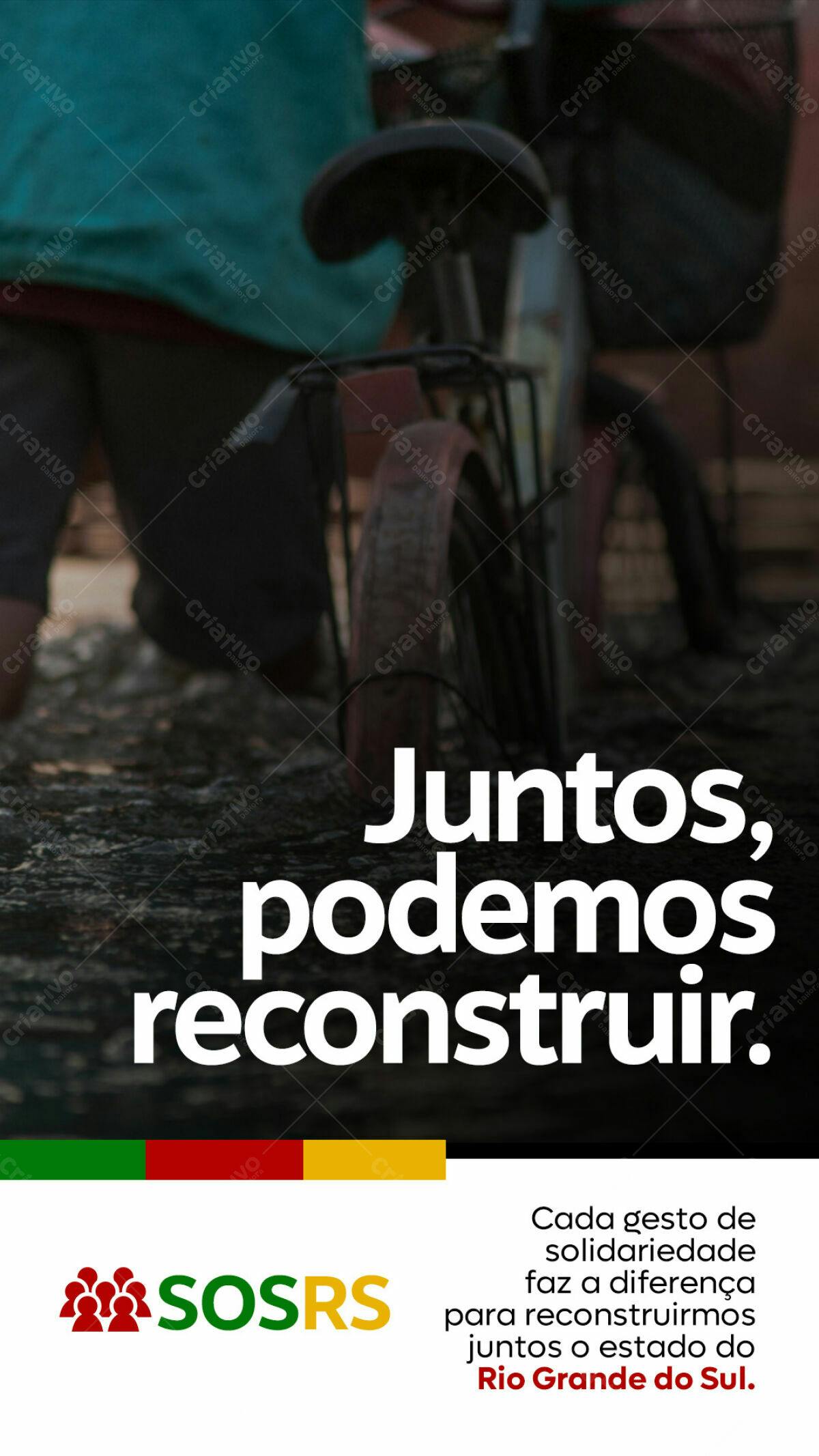 Flyer para Campanha de Solidariedade PSD Editável