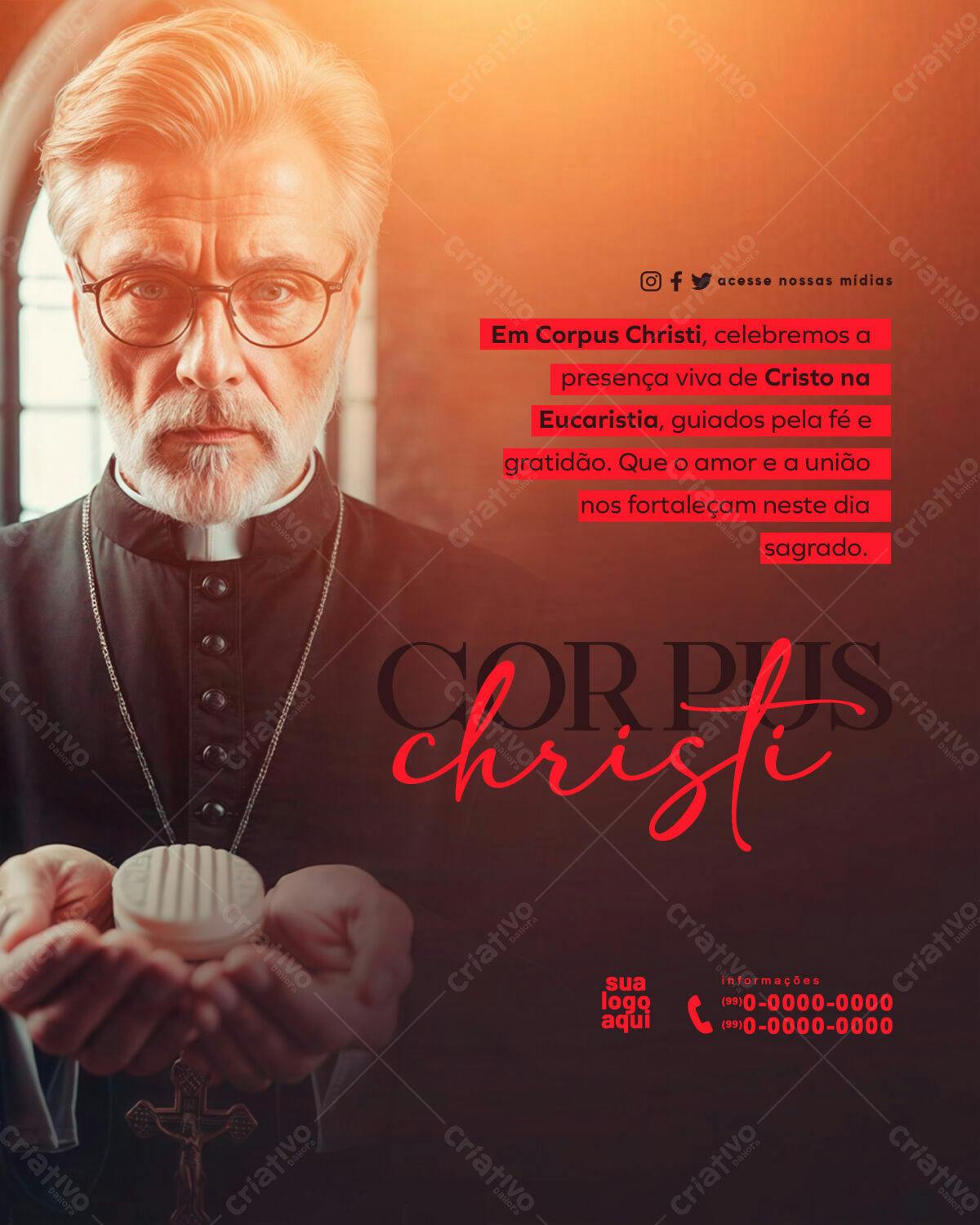 Flyer Corpus Christi PSD Editável
