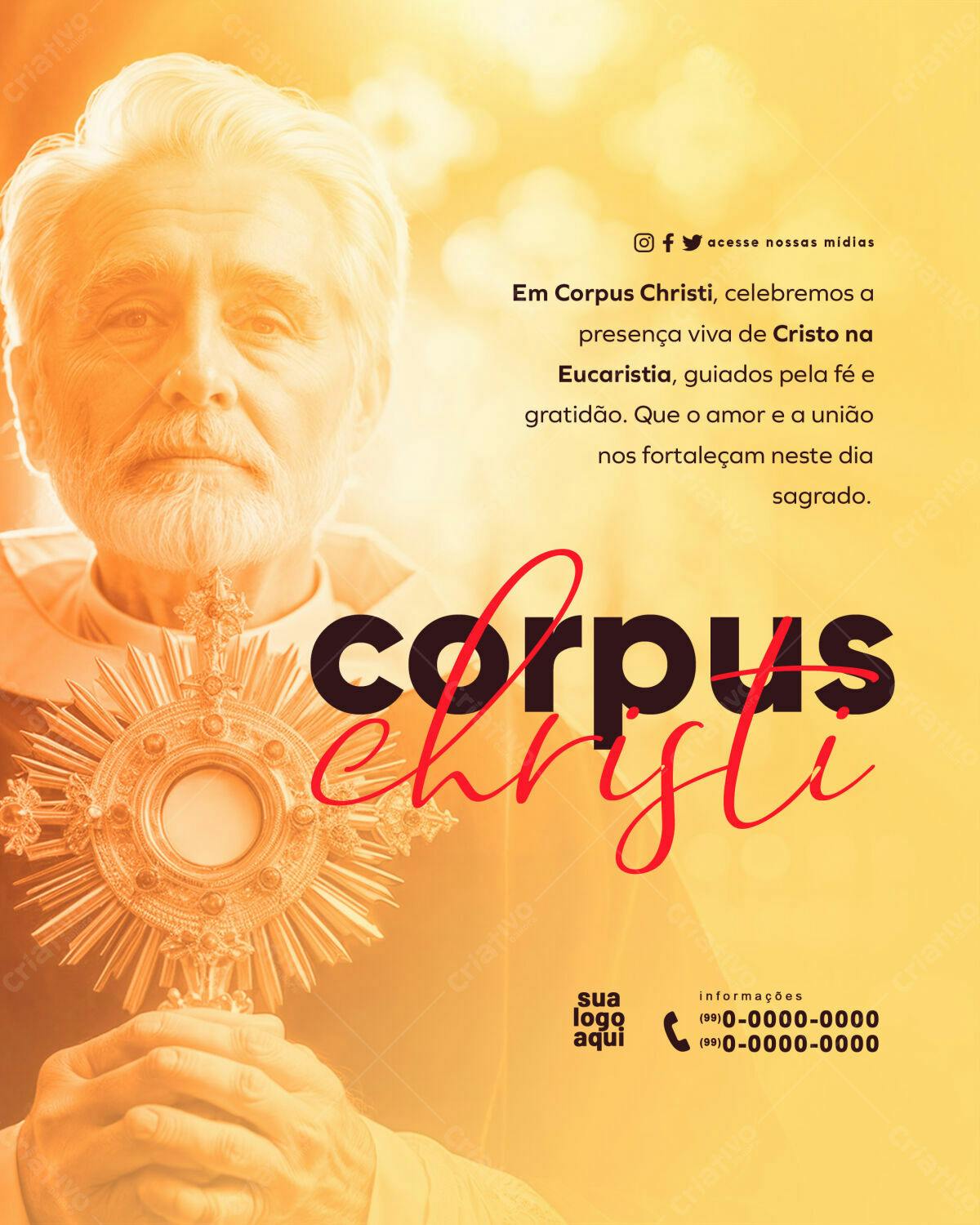 Flyer Corpus Christi PSD Editável