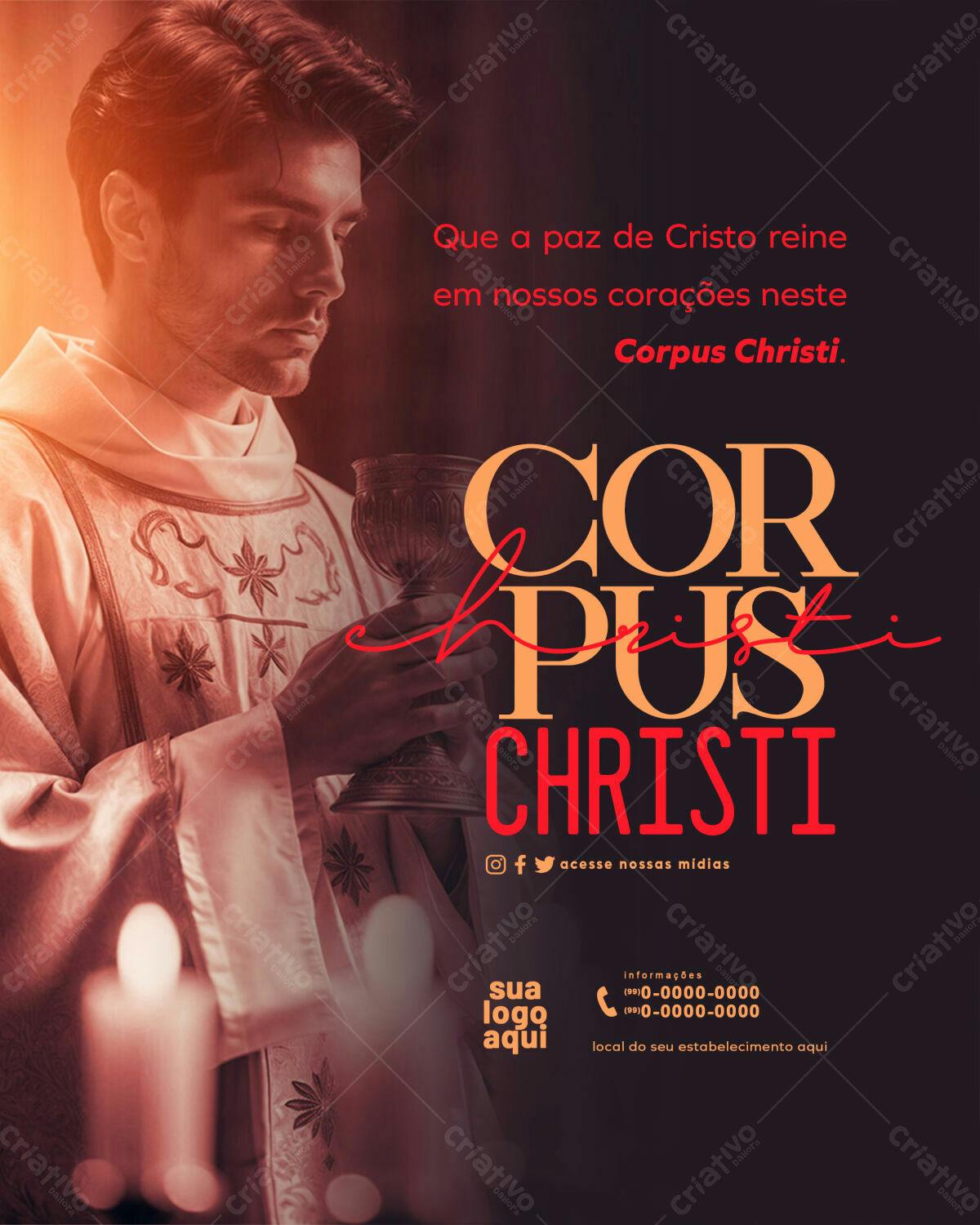 Flyer Corpus Christi PSD Editável