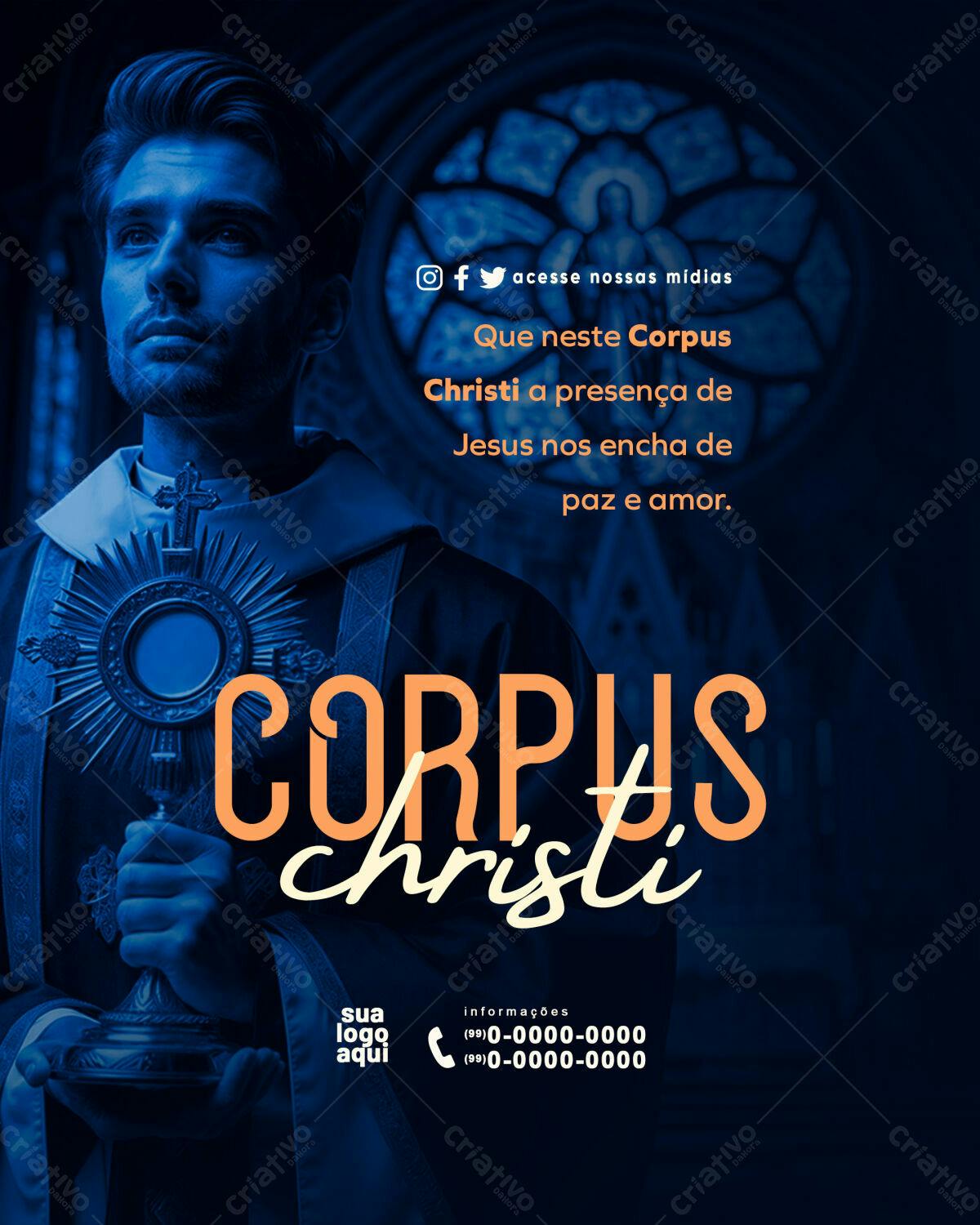 Flyer Corpus Christi PSD Editável