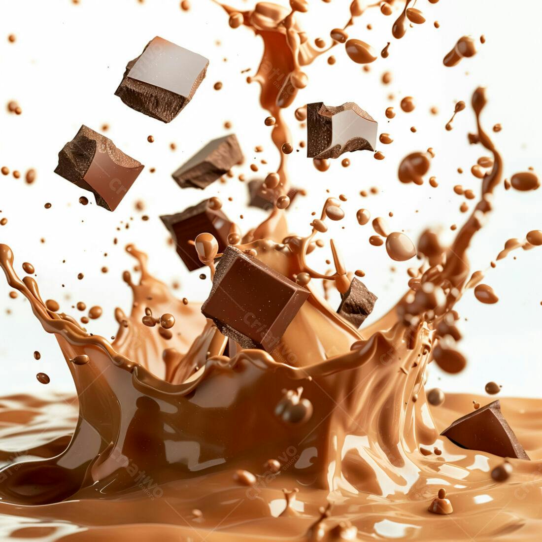 Chocolate em Explosão de Leite