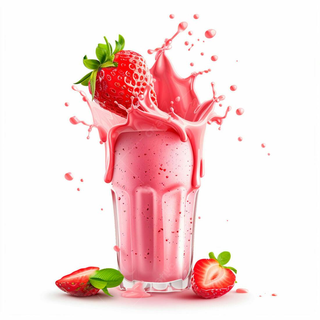 Batido de Morango com Splash Delicioso