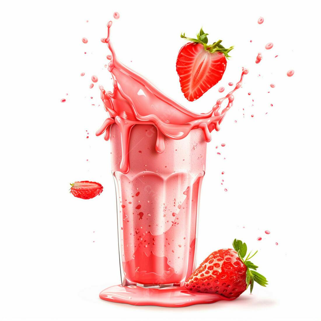 Batido de Morango com Splash