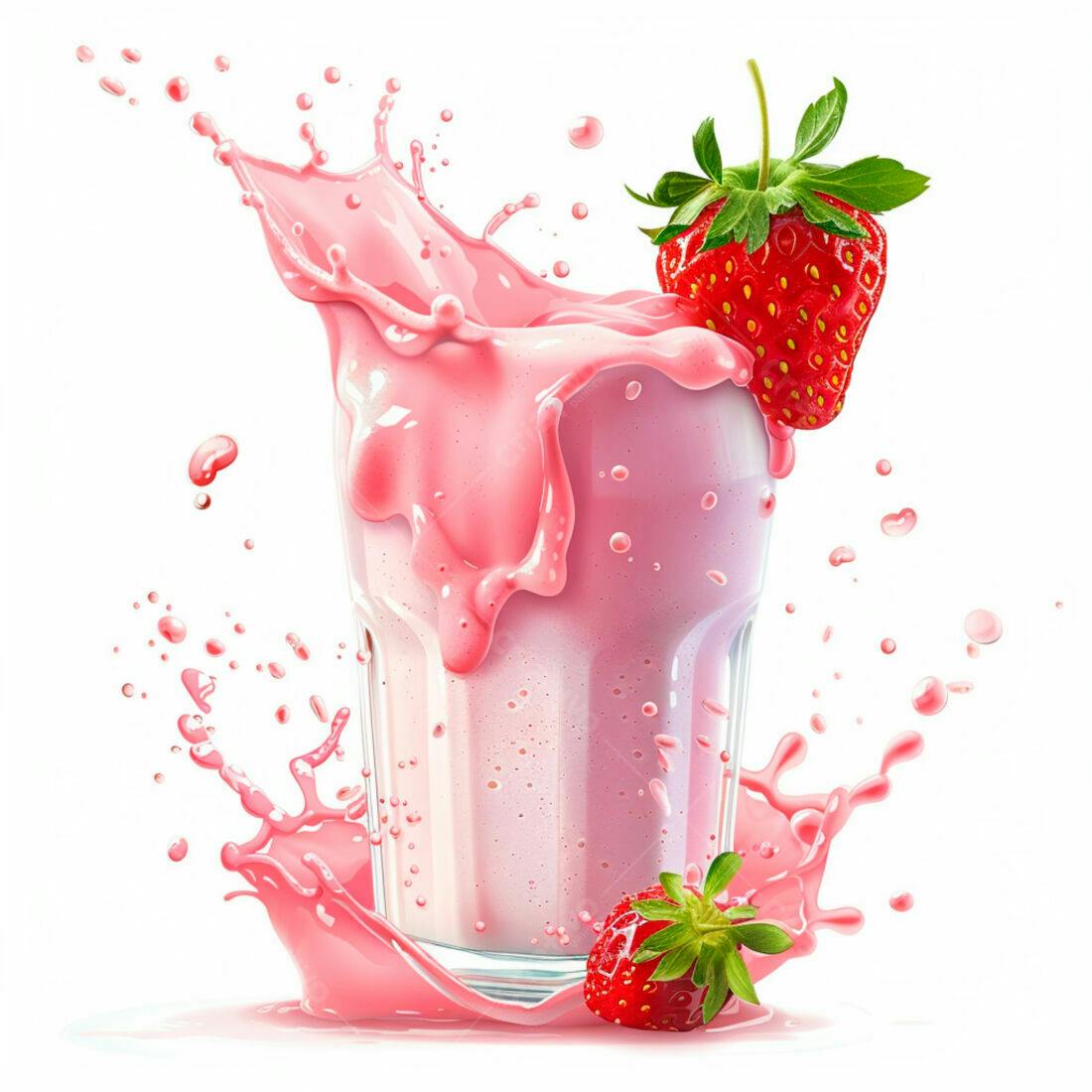 Batido de Morango com Splash Delicioso