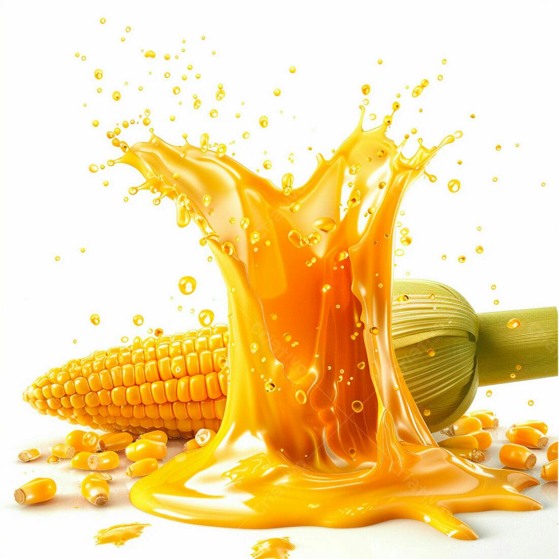 Suco de Milho Amarelo com Espiga