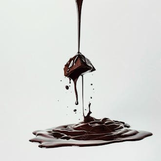 Imagem de barra de chocolate derretendo 18