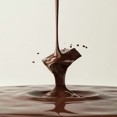Imagem de barra de chocolate derretendo 20