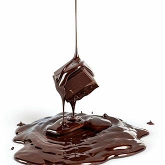 Imagem de barra de chocolate derretendo 22