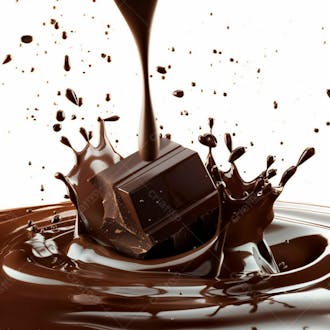Imagem de barra de chocolate derretendo 29