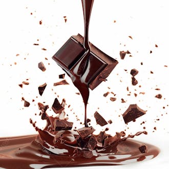 Imagem de barra de chocolate derretendo 52